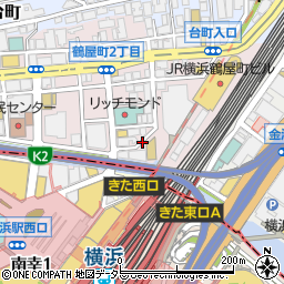 炭屋 串兵衛 鶴屋町 横浜西口店周辺の地図