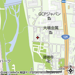 神奈川県厚木市金田57-11周辺の地図