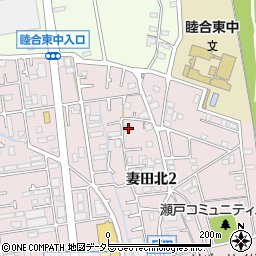 神奈川県厚木市妻田北2丁目17-30周辺の地図
