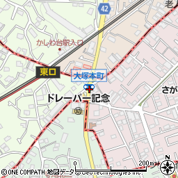 大塚本町周辺の地図