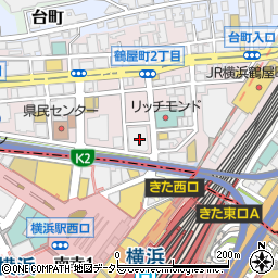 上海沸騰屋台 鶴亀酒家 横浜店周辺の地図