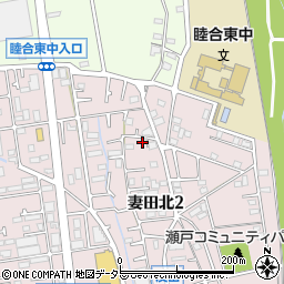 神奈川県厚木市妻田北2丁目17-34周辺の地図