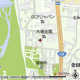 神奈川県厚木市金田61周辺の地図