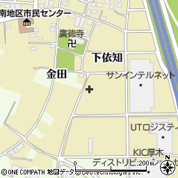 神奈川県厚木市下依知601周辺の地図