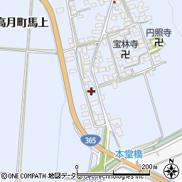 滋賀県長浜市高月町馬上1577周辺の地図
