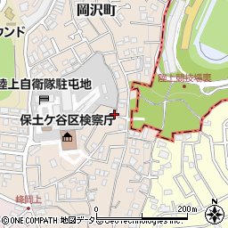 神奈川県横浜市保土ケ谷区岡沢町251-13周辺の地図