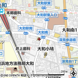 朝日土地建物株式会社大和店周辺の地図