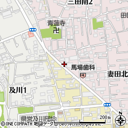 神奈川県厚木市妻田北4丁目8周辺の地図