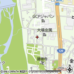 神奈川県厚木市金田59周辺の地図