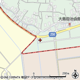 鳥取県東伯郡北栄町大島217周辺の地図