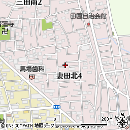 神奈川県厚木市妻田北4丁目6-23周辺の地図