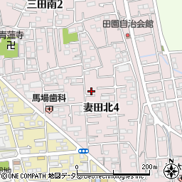 神奈川県厚木市妻田北4丁目6-24周辺の地図