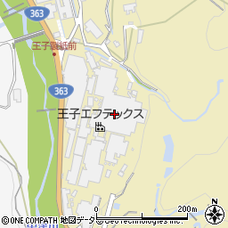 王子エフテックス株式会社中津工場周辺の地図
