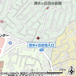 神奈川県横浜市旭区中沢1丁目45周辺の地図