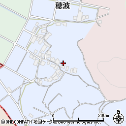 鳥取県北栄町（東伯郡）穂波周辺の地図