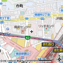 東海メガネ・コンタクト横浜西口店周辺の地図