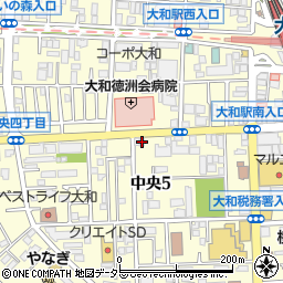 リハビリデイサービスnagomi大和店周辺の地図