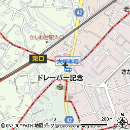 神奈川県海老名市柏ケ谷1145周辺の地図