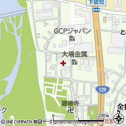 神奈川県厚木市金田47周辺の地図