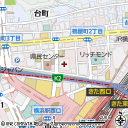 ワタベウェディング横浜グランドプラザ周辺の地図