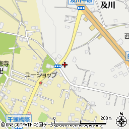 神奈川県厚木市及川987周辺の地図