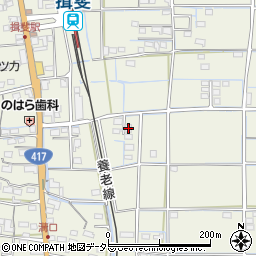 岐阜県揖斐郡揖斐川町脛永2882周辺の地図