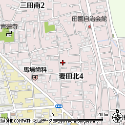 神奈川県厚木市妻田北4丁目6-27周辺の地図