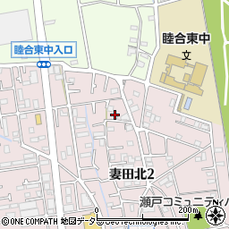 神奈川県厚木市妻田北2丁目21-7周辺の地図