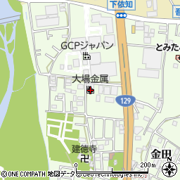 神奈川県厚木市金田62-2周辺の地図