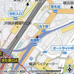神奈川県横浜市神奈川区金港町周辺の地図