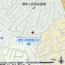 神奈川県横浜市旭区中沢1丁目2周辺の地図