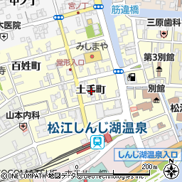 〒690-0874 島根県松江市中原町の地図