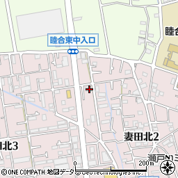 神奈川県厚木市妻田北2丁目14-29周辺の地図