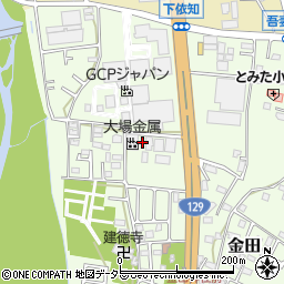 神奈川県厚木市金田62周辺の地図