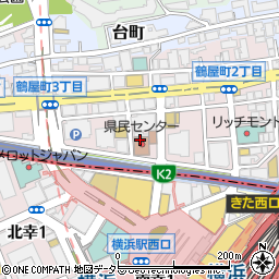 社会福祉法人神奈川県社会福祉協議会　かながわボランティアセンター周辺の地図