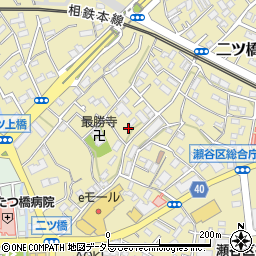 神奈川県横浜市瀬谷区二ツ橋町350-3周辺の地図