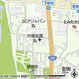 神奈川県厚木市金田62-4周辺の地図