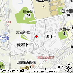 島根県松江市外中原町清光院下217周辺の地図