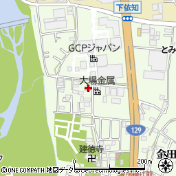 神奈川県厚木市金田46-1周辺の地図