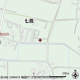 千葉県茂原市七渡3437-2周辺の地図