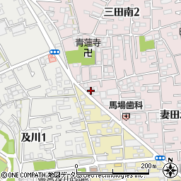 神奈川県厚木市妻田北4丁目8-12周辺の地図