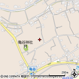 鳥取県東伯郡北栄町亀谷周辺の地図