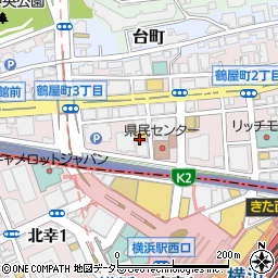 難波学園横浜調理師専門学校周辺の地図