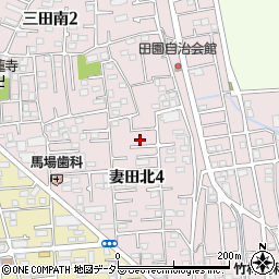 神奈川県厚木市妻田北4丁目6-3周辺の地図