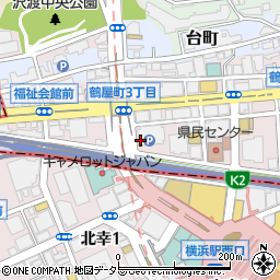 リパーク横浜駅西口第２駐車場周辺の地図