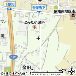 神奈川県厚木市金田550周辺の地図