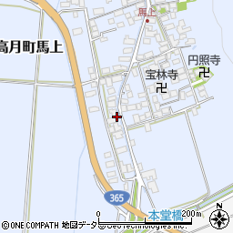 滋賀県長浜市高月町馬上1575周辺の地図