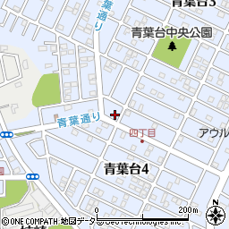 千葉県市原市青葉台周辺の地図