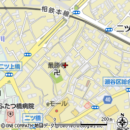 神奈川県横浜市瀬谷区二ツ橋町351-13周辺の地図