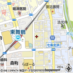 京都府舞鶴市南浜町周辺の地図